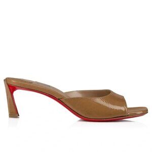 Christian Louboutin CONDORA MULE 55 Patent Leather Sandals Heels Shoes